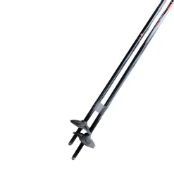Used Rossignol SPORT SERIES POLES 44IN Mens DH Ski Pole Black 110 cm / 44 in