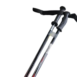 Used Rossignol SPORT SERIES POLES 44IN Mens DH Ski Pole Black 110 cm / 44 in