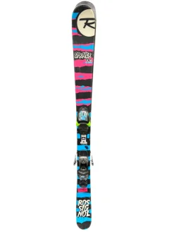 Used Rossignol SPRAYER PRO Boys DH Ski/Binding White/Black/Navy 125 cm