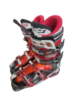 Used Rossignol SYNERGY SENSOR 90 SKI BOOTS Mens DH Ski Boot Red 255 MP - M07.5 - W08.5