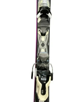 Used Rossignol TEMPTATION 75 Womens DH Ski/Binding Black And Purple 144 cm