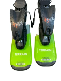 Used Rossignol TERRAIN Boys DH Ski/Binding Green 80 cm