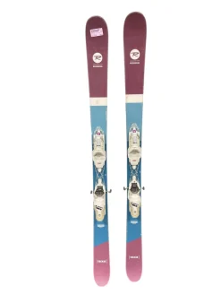 Used Rossignol TRIXIE Womens DH Ski/Binding Royal Blue 148 cm