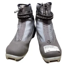 Used Rossignol Womens NNN XC Ski Boots Grey W 07-07.5 / JR 05.5-06