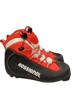 Used Rossignol X1JR Boys NNN XC Ski Boots Black JR-01