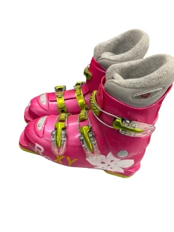 Used ROXY Girls DH Ski Boot Pink 225 MP - J04.5 - W5.5