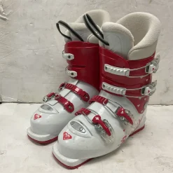 Used Roxy Girls DH Ski Boot Red 245 MP - M06.5 - W07.5