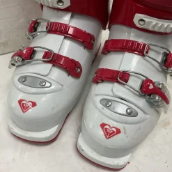 Used Roxy Girls DH Ski Boot Red 245 MP - M06.5 - W07.5