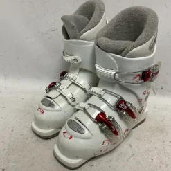 Used Roxy Girls DH Ski Boot White And Red 205 MP - J01