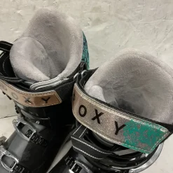 Used Roxy WMNS DH BOOTS Womens DH Ski Boot Black And Carolina Blue 255 MP - M07.5 - W08.5