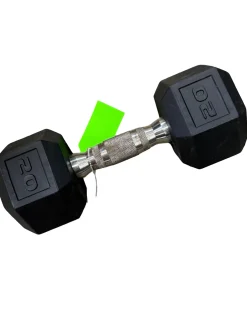 Used Rubber Hex Dumbbell (Each) 20 lb