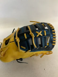 Used SACCO GOLD/BLACK BB/SB First Base RH Throw Gold 12 1/2"