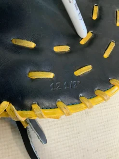 Used SACCO GOLD/BLACK BB/SB First Base RH Throw Gold 12 1/2"