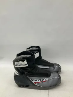 Used Salomon ACTIVE PILOT SNS Boys SNS XC Ski Boots Black W 05-05.5 / JR 03.5-04