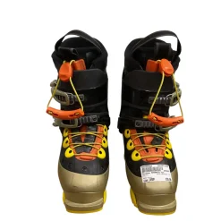 Used Salomon ADVANCED FIT Womens DH Ski Boot Brown 245 MP - M06.5 - W07.5