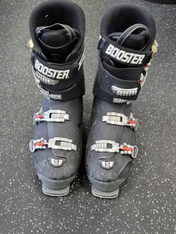 Used Salomon BOOSTER Mens DH Ski Boot Black 325 MP - M14.5