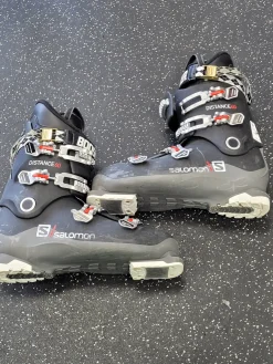 Used Salomon BOOSTER Mens DH Ski Boot Black 325 MP - M14.5