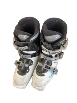 Used Salomon BOOTS Boys DH Ski Boot Black 225 MP - J04.5 - W5.5
