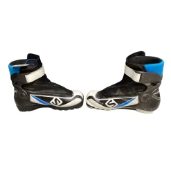 Used Salomon Boys NNN XC Ski Boots Black W 06 / JR 04-04.5