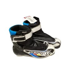 Used Salomon Boys NNN XC Ski Boots Black W 06 / JR 04-04.5