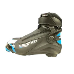 Used Salomon Boys NNN XC Ski Boots Black W 05-05.5 / JR 03.5-04