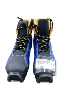 Used Salomon Boys SNS XC Ski Boots Royal Blue YT-10