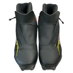 Used Salomon Boys SNS XC Ski Boots Black W 05-05.5 / JR 03.5-04