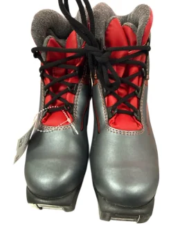 Used Salomon Boys SNS XC Ski Boots Grey YT-13