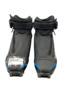 Used Salomon Boys SNS XC Ski Boots Black W 06.5-07 / JR 4.5-05