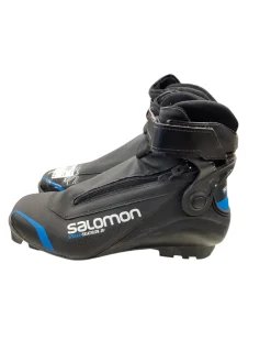 Used Salomon Boys SNS XC Ski Boots Black W 06.5-07 / JR 4.5-05