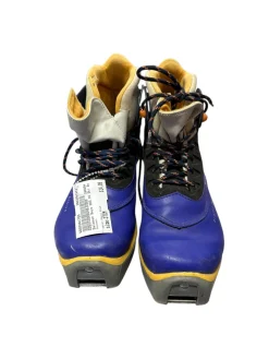 Used Salomon Boys SNS XC Ski Boots Royal Blue W 06 / JR 04-04.5