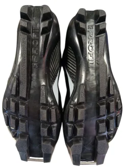 Used Salomon Boys SNS XC Ski Boots Grey W 05-05.5 / JR 03.5-04