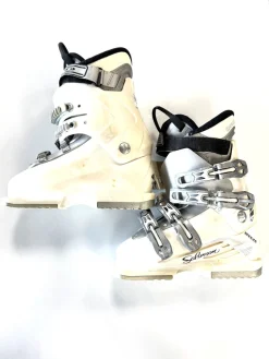 Used Salomon BREEZE IRONY Girls DH Ski Boot White 235 MP - J05.5 - W06.5