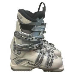 Used Salomon BREEZE IRONY THERMIC FIT Girls DH Ski Boot White 230 MP - J05 - W06
