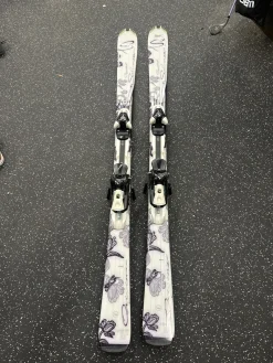 Used Salomon CRYSTAL Womens DH Ski/Binding White 151 cm