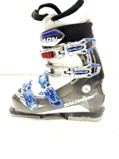 Used Salomon DIVINE Girls DH Ski Boot Grey 240 MP - J06 - W07