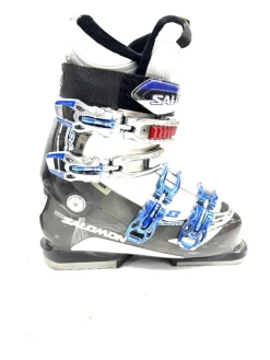 Used Salomon DIVINE Girls DH Ski Boot Grey 240 MP - J06 - W07