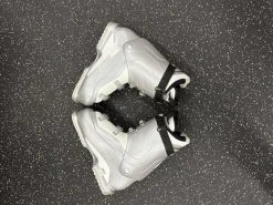 Used Salomon DIVINE 4 Womens DH Ski Boot Silver 260 MP - M08 - W09
