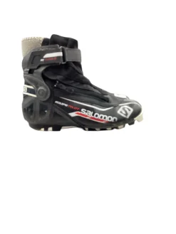 Used Salomon EQUIPE PILOT SKATE Mens SNS XC Ski Boots Black M 08.5-09 / W 09-09.5