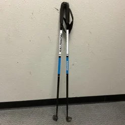 Used Salomon ESCAPE ALU JR XC POLES Boys XC Ski Poles Black And Royal Blue 100 cm / 40 in