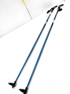 Used Salomon ESCAPE Mens XC Ski Poles Royal Blue 130 cm / 52 in