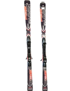 Used Salomon FIRE Mens DH Ski/Binding Black 172 cm