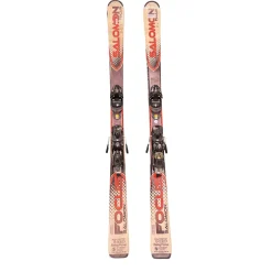 Used Salomon FOCUS Mens DH Ski/Binding White 165 cm