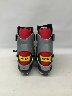 Used Salomon Girls SNS XC Ski Boots Black W 06.5-07 / JR 4.5-05