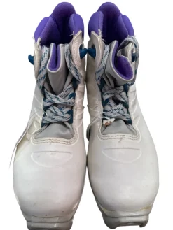 Used Salomon 3.1 Girls SNS XC Ski Boots White JR-03