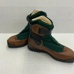 Used Salomon GREENLAND LEATHER/CANVAS Mens SNS XC Ski Boots Brown M 09.5 / W 09.5-10