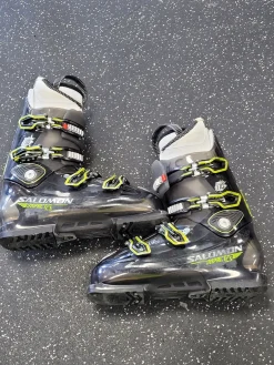 Used Salomon IMPACTS Womens DH Ski Boot Black 285 MP - M10.5 - W11.5
