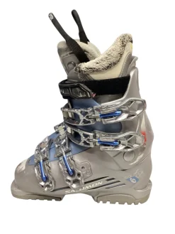 Used Salomon IRONY 6 Girls DH Ski Boot Grey 230 MP - J05 - W06