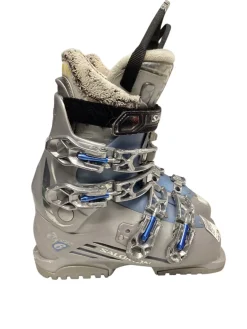 Used Salomon IRONY 6 Girls DH Ski Boot Grey 230 MP - J05 - W06