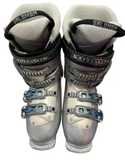 Used Salomon IRONY 4 Womens DH Ski Boot Grey 235 MP - J05.5 - W06.5